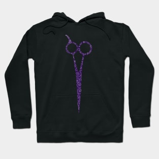 scissors - purple Hoodie